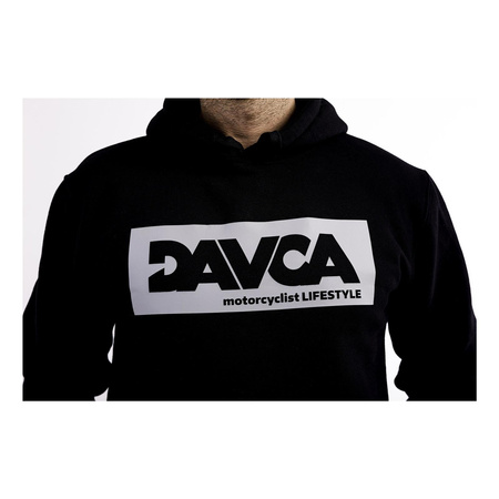 Bluza codzienna DAVCA LOGO GREY czarny szary