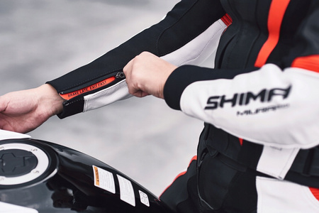 Damska kurtka motocyklowa skórzana Shima MIURA 2.0 czerwony