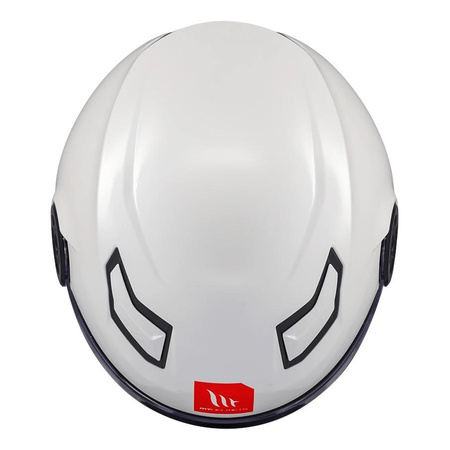 Kask otwarty dziecięcy MT LITE KIDS SOLID GLOSS WHITE biały