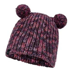 Czapka zimowa codzienna dziecięca BUFF CHILD KNITTED & FLEECE BAND HAT LERA PURPLE
