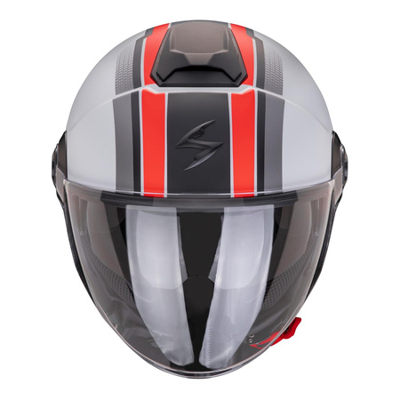Kask motocyklowy SCORPION EXO-CITY II VEL GREY/RED szary czerwony