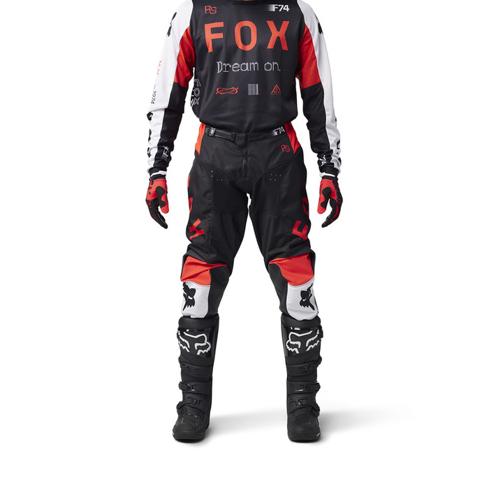 Spodnie motocyklowe FOX 180 Race Spec Fluorescent Red