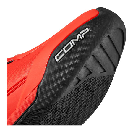 Buty motocyklowe cross offroad mtb FOX Comp Fluo czerwony