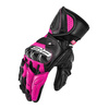 Rękawice motocyklowe damskie SHIMA RS-3 LADY PINK czarny różowy