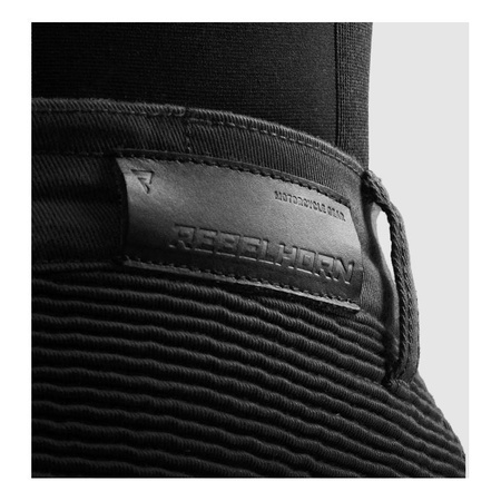 Jeansy motocyklowe REBELHORN FASTER BLACK czarny