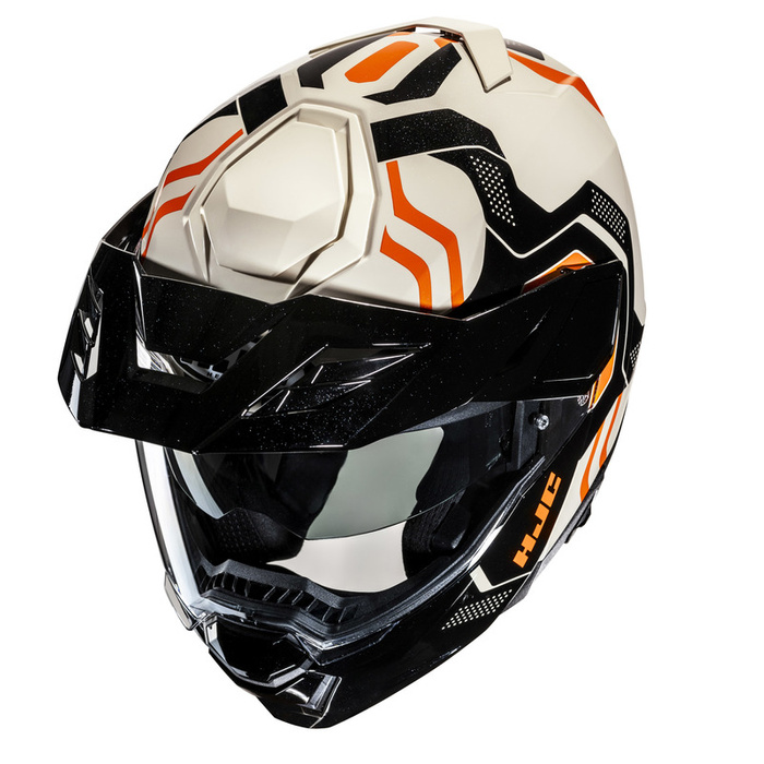 Kask motocyklowy HJC I80 Velly czarny/beżowy