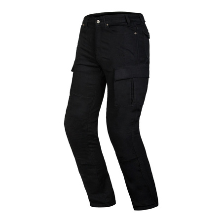 Jeansy motocyklowe OZONE SHADOW II czarne