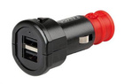 LAMPA Uni-Tech, uniwersalna ładowarka z 2 portami USB - szybkie ładowanie - 2700 mA - 12/32 V
