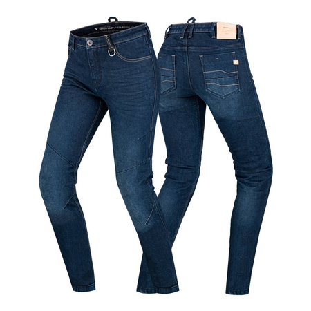 Damskie jeansy motocyklowe Shima DEVON niebieski