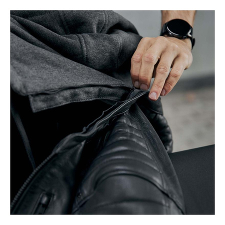 Kurtka motocyklowa skórzana Rebelhorn IMPALA czarny