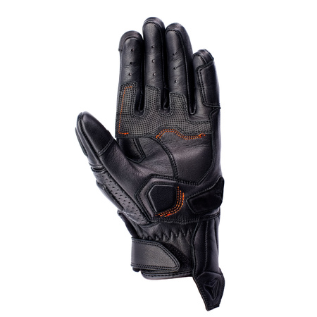 Rękawice motocyklowe SECA GHOST D3O BLACK czarny