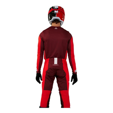 Bluza koszulka motocyklowa rowerowa cross offroad mtb FOX Flexair Optical Fluo czerwony