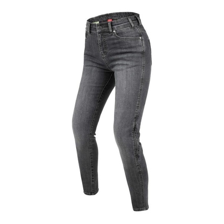 Jeansy motocyklowe damskie Rebelhorn CLASSIC III slim fit szary