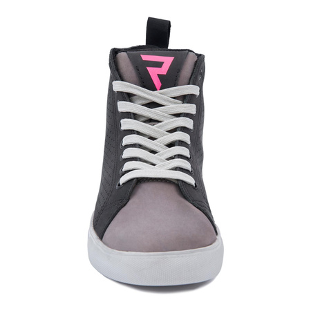 Damskie buty motocyklowe trampki Rebelhorn TRAMP II czarny-szary