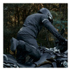 Kurtka przeciwdeszczowa odblaskowa motocyklowa Rebelhorn OCEAN czarny unisex