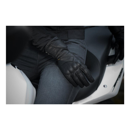 Rękawice motocyklowe miejskie/turystyczne Shima UNICA czarny