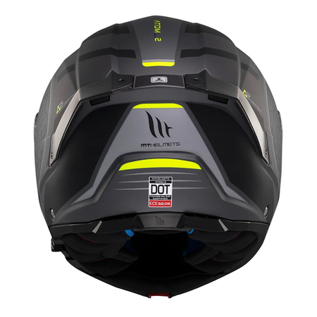 Kask motocyklowy MT ATOM 2 SV DESTINY MATT BLACK/GREY