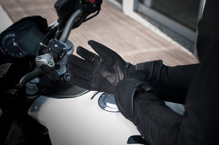 Rękawice motocyklowe damskie SHIMA UNICA WP czarny