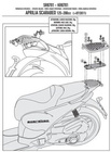 KAPPA Stelaż kufra motocyklowego centralnego APRILIA SCARABEO 125/200 (11-15) ( BEZ PŁYTY )