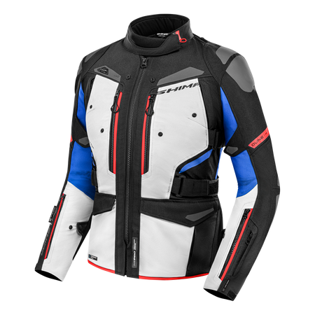 Kurtka motocyklowa damska SHIMA DUNE LADY BLUE czarny szary niebieski