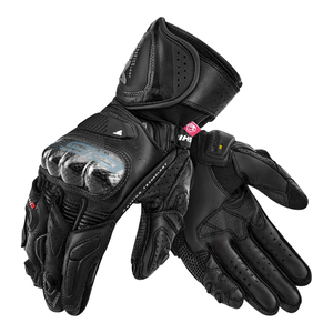 Rękawice motocyklowe damskie SHIMA RS-3 LADY BLACK czarny