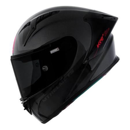 Kask motocyklowy MT KRE+ S SOLID GLOSS CARBON/BLACK czarny