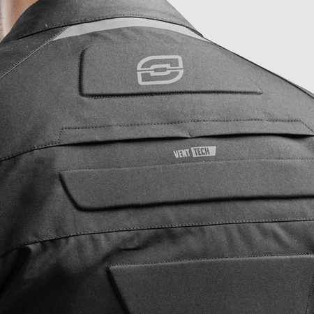 Kurtka motocyklowa tekstylna OZONE RIDER czarna