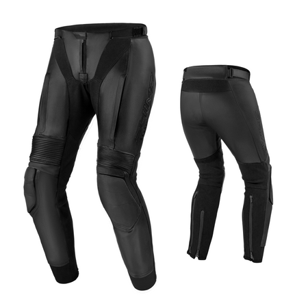 Spodnie motocyklowe skórzane Shima BANDIT 2.0 czarny