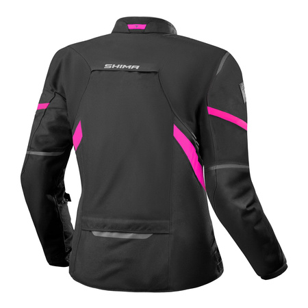 Damska kurtka motocyklowa tekstylna miejska/turystyczna Shima RUSH 2.0 różowy