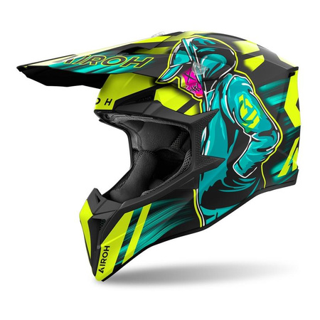 Kask motocyklowy AIROH Wraaap Cyber