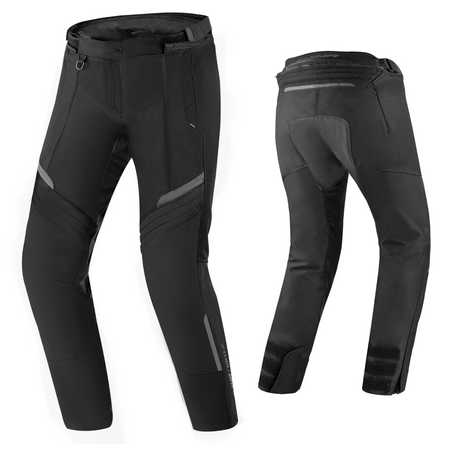 Damskie spodnie motocyklowe tekstylne Shima RUSH 2.0 czarny