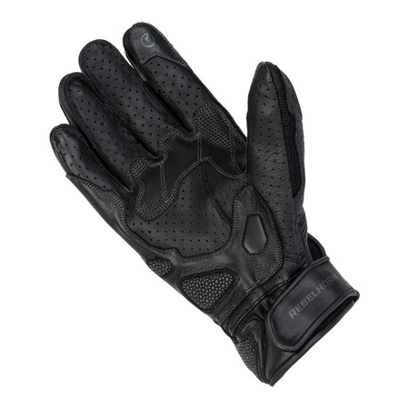 Rękawice motocyklowe sportowe Rebelhorn FLUX czarny
