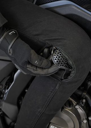 Damskie jeansy motocyklowe Shima FLEXX czarny