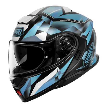 Kask motocyklowy SHOEI NEOTEC 3 FRAGMENTS TC-2 czarny niebieski biały