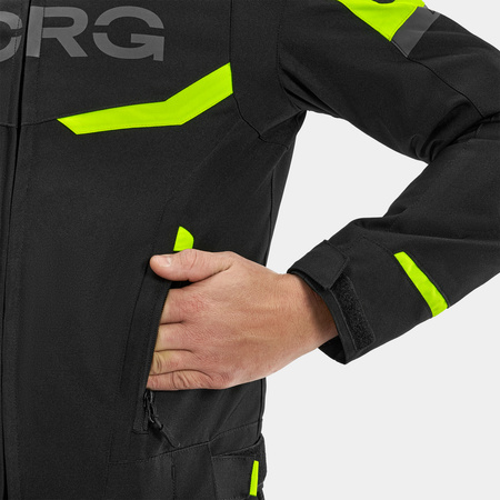 Kurtka motocyklowa VORG HORNET FLUO czarny żółty fluo