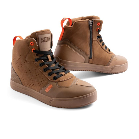Buty motocyklowe miejskie/trampki Rebelhorn SPIKE brązowy