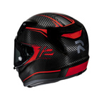 Kask motocyklowy integralny HJC RPHA 12 Carbon Keres czarny/czerwony