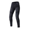Damskie jeansy motocyklowe OZONE AGNESS II czarny sprany