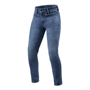 Spodnie jeansowe motocyklowe REVIT PISTON 3 Medium Blue Used niebieski