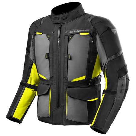 Kurtka motocyklowa tekstylna miejska Shima HERO 2.0 fluo