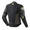Kurtka motocyklowa tekstylna Rebelhorn SPARK czarny-szary-żółty fluo