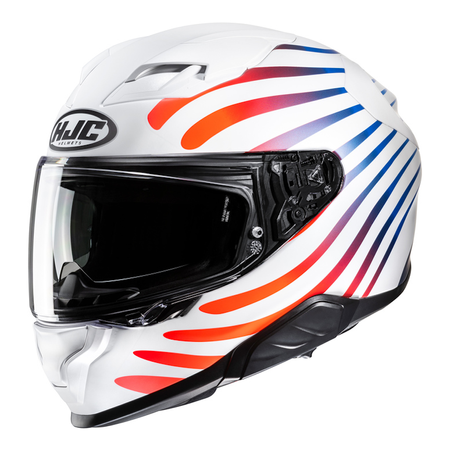 Kask motocyklowy integralny HJC F71 Zen biały/czerwony