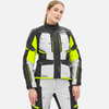 Kurtka motocyklowa damska SHIMA DUNE LADY FLUO czarny szary żółty fluo