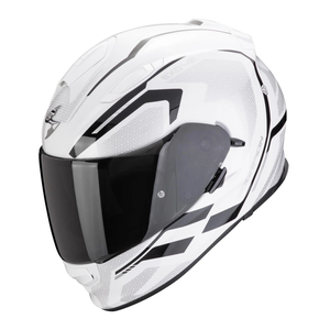 Kask motocyklowy SCORPION EXO-491 KRIPTA WHITE/BLACK biały czarny