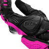 Rękawice motocyklowe damskie SHIMA RS-3 LADY PINK czarny różowy
