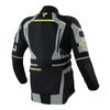 Kurtka motocyklowa tekstylna Rebelhorn PATROL szary-czarny-żółty fluo