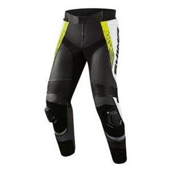 Spodnie motocyklowe skórzane sportowe Shima STR 2.0 fluo