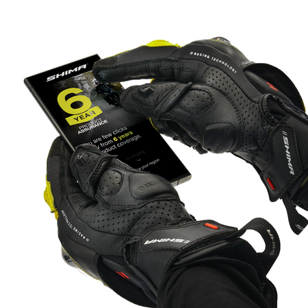 Rękawice motocyklowe SHIMA XRS-3 YELLOW FLUO żółty fluo