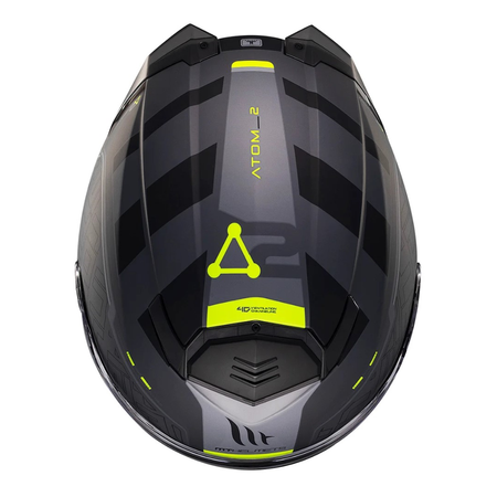 Kask motocyklowy MT ATOM 2 SV DESTINY MATT BLACK/GREY