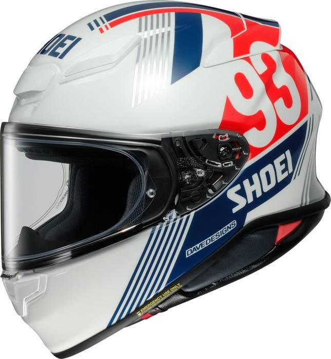 Kask motocyklowy integralny SHOEI NXR 2 Mm93 retro tc-10